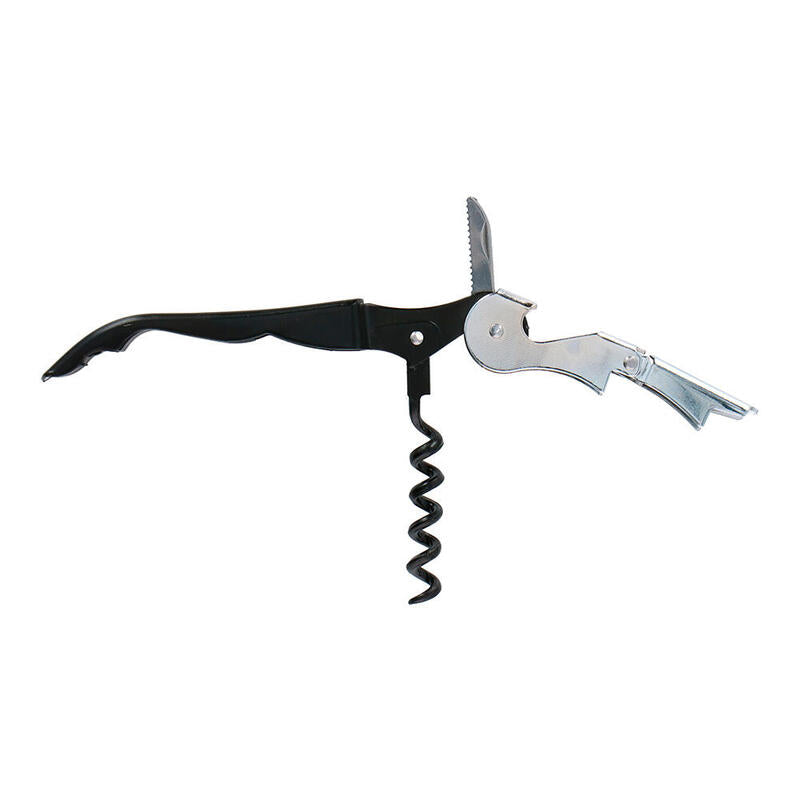 Pack De 4 Unidades - Sacacorchos De Camarero Sommelier Inoxidable/Abs 12cm