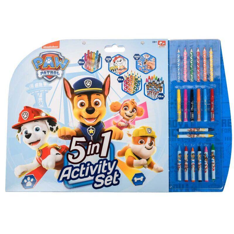 Pack De 4 Unidades - Set Actividades 5 En 1 Patrulla Canina Paw Patrol