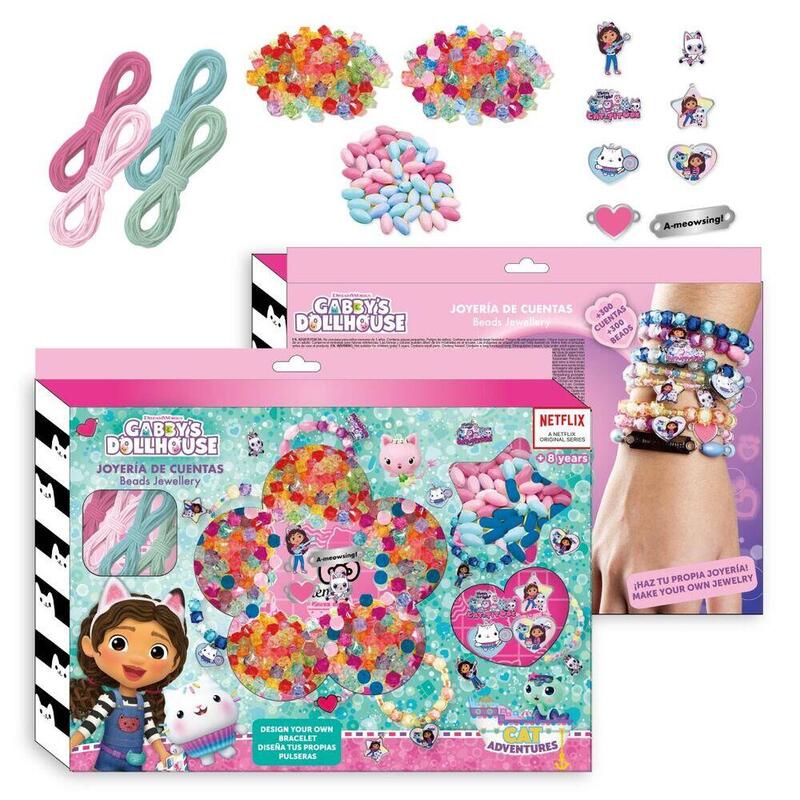 Pack De 4 Unidades - Set Diseña Tus Propias Pulseras La Casa De Muñecas De Gabby