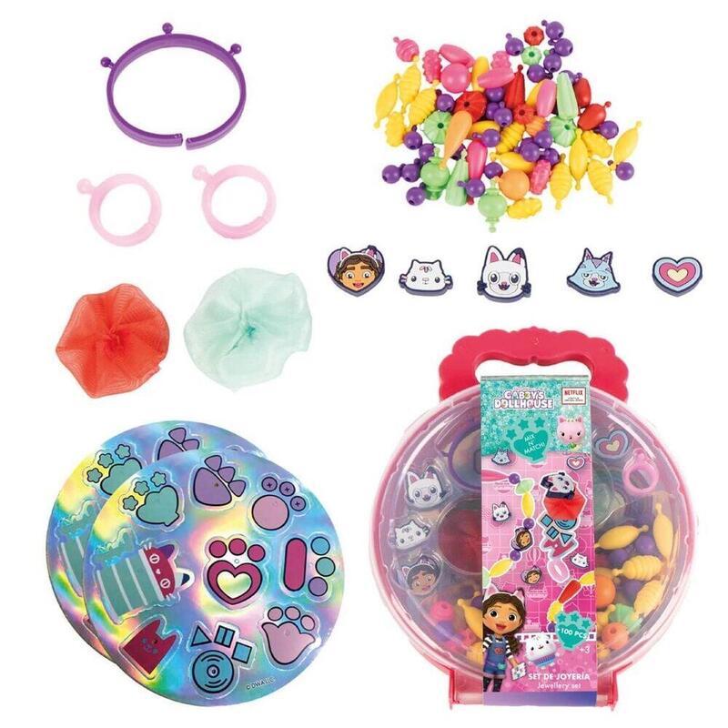 Pack De 4 Unidades - Set Joyero Bisuteria La Casa De Muñecas De Gabby