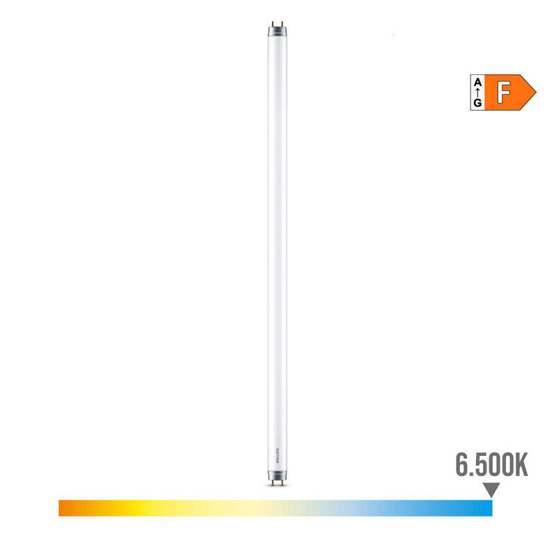Pack De 4 Unidades - Tubo De Led T8 8w 800lm G13 6500k 60cm Luz Fria Ø2,78x60cm Philips