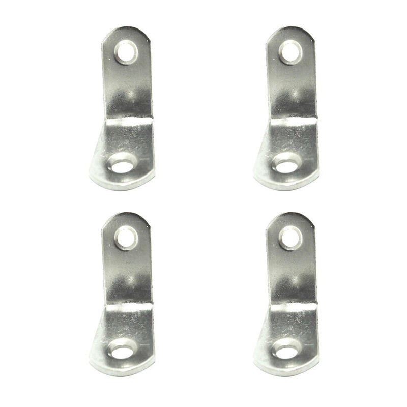 Pack De 5 Unidades - Ángulo Refuerzo An24, Acero Inoxidable, 30 X 30 X 16 Mm. 4 Unidades