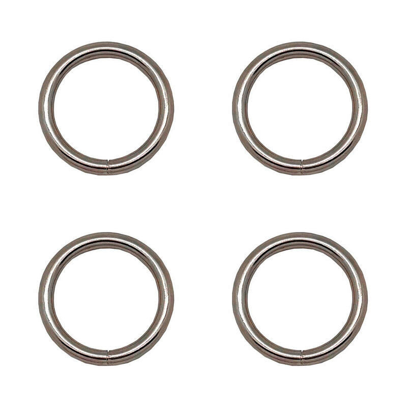 Pack De 5 Unidades - Anilla Soldada Ap14, 4 X 25 Mm, Zincada, Blister 4 Uds