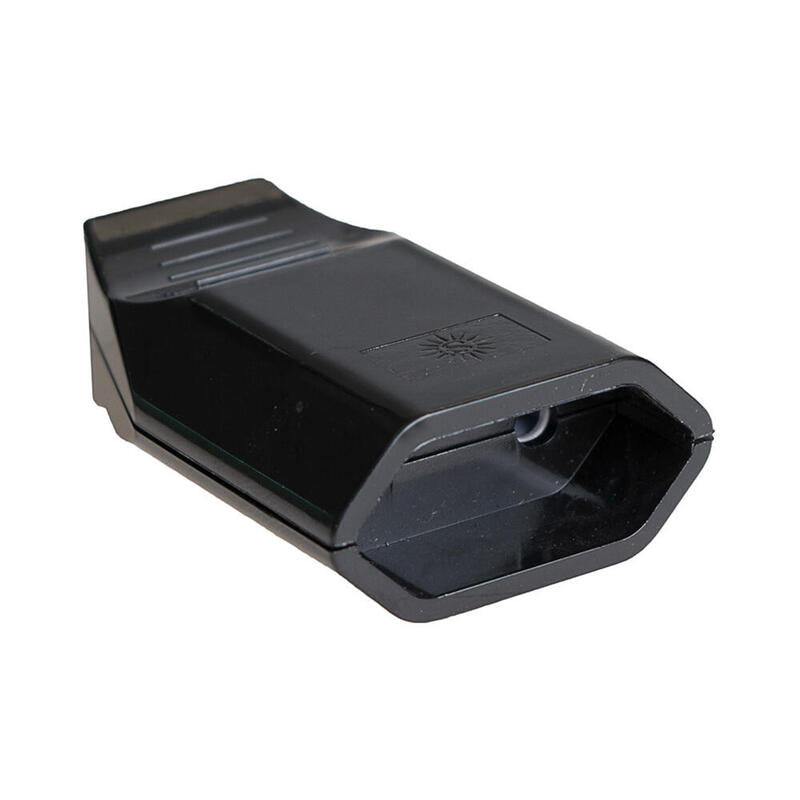 Pack De 5 Unidades - Base Aerea Con Faldón 10a 250v Negra. Solera 7627n.