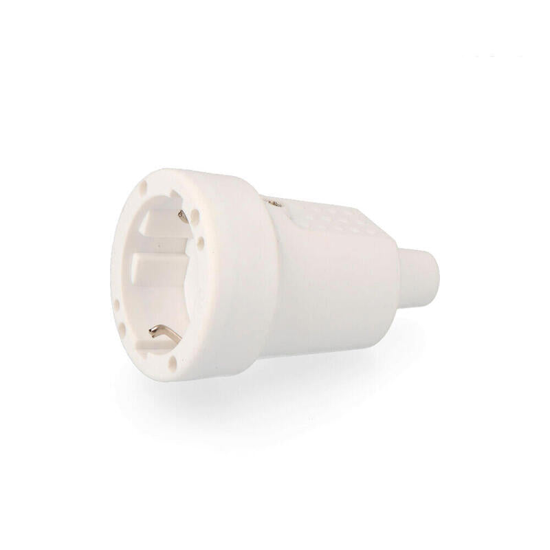 Pack De 5 Unidades - Base Aerea Pvc 10/16a 250v T/Tl Ip 44 4,8mm. Blanca Envasada Edm