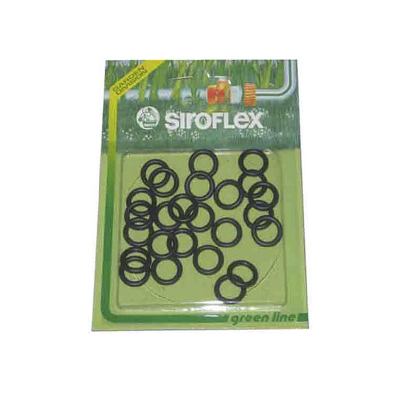 Pack De 5 Unidades - Blister Con 25 Juntas Toricas De Goma (Recambio Conexion Rapida De Riego)