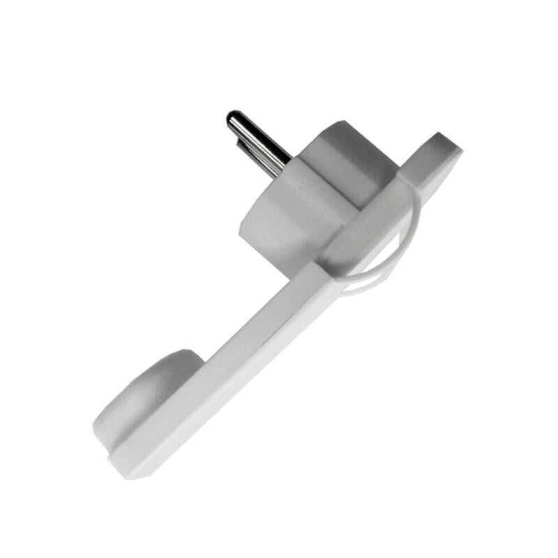 Pack De 5 Unidades - Clavija Schuko Extraplana 10/16a T/Tl 4,8mm (Retractilado) Blanca