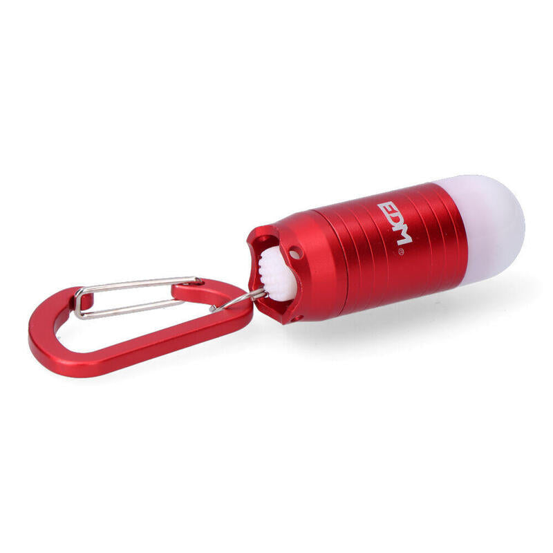 Pack De 5 Unidades - Linterna Llavero Con Mosqueton 1 Led. 3xlr44 (Pilas Incluidas) Colores Surtidos. Edm