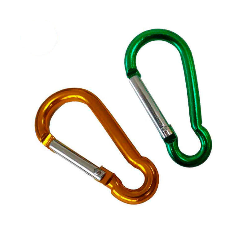Pack De 5 Unidades - Mosqueton Aluminio Ø10mm X 10cm Colores Surtidos