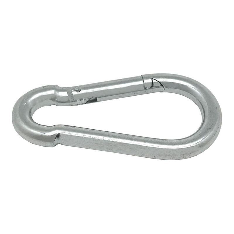 Pack De 5 Unidades - Mosquetón Bombero Sin Seguro, Msq01, Acero Galvanizado, 10 X 100 Mm