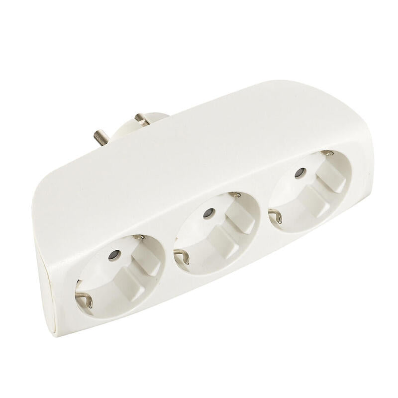 Pack De 5 Unidades - Multiconector Triple Economico Retractilado Edm 2400w 4,8mm