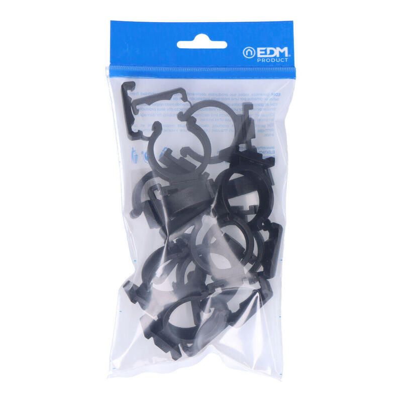 Pack De 5 Unidades - Pack 10 Abrazaderas M-32 Nylon Negra Para Ferroplast Edm
