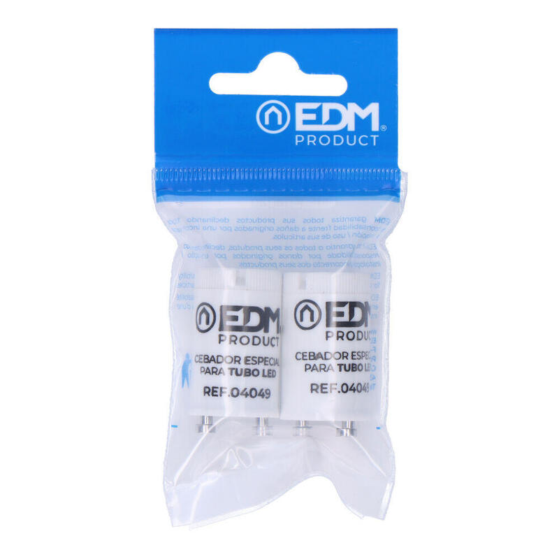 Pack De 5 Unidades - Pack 2 Cebadores Tubos Led Edm