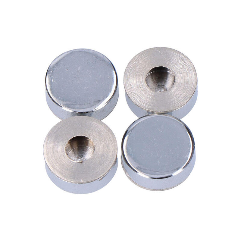 Pack De 5 Unidades - Pack 4 Unid. Embellecedor Latón Roscado Liso 18 Niquel Edm