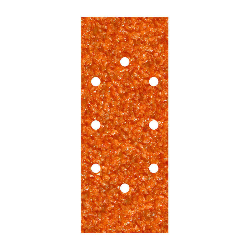 Pack De 5 Unidades - Pack 5 Hojas De Lija De Corindón Grano 40 Perforadas Oval 93x230mm 1971000 Wolfcraft