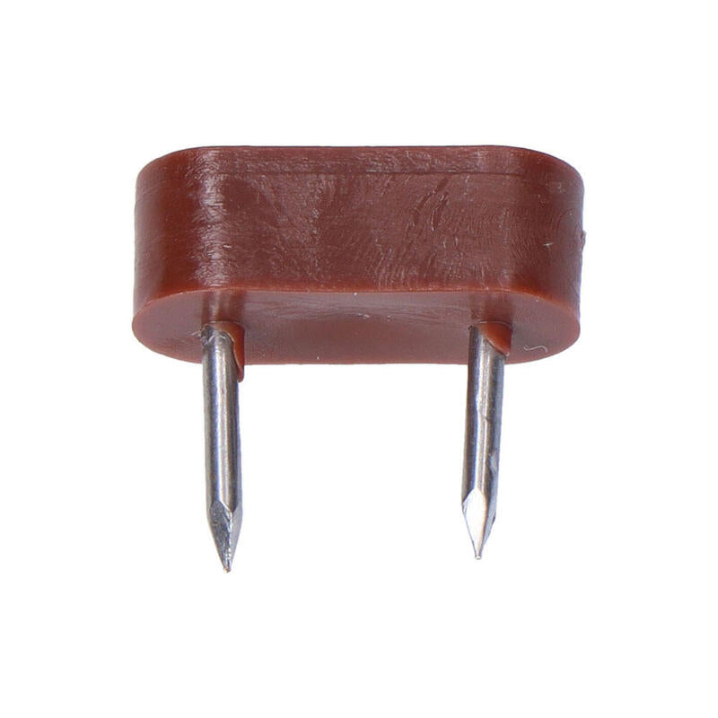 Pack De 5 Unidades - Pack 6 Unid. Tope Armario 2 Puntas 7x18mm Marron Edm