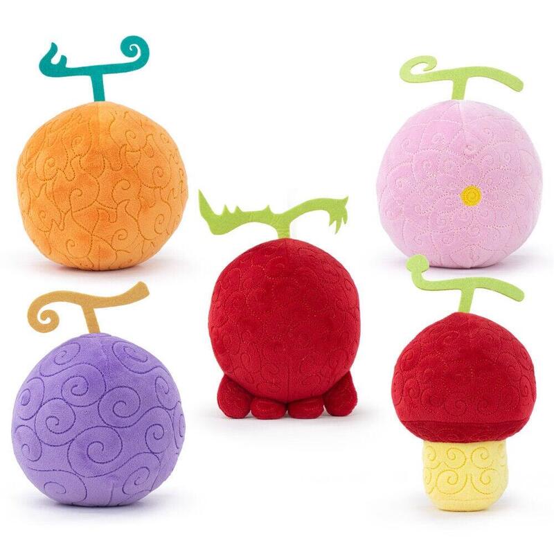 Pack De 5 Unidades - Peluche One Piece Devil Fruits 18cm Surtido
