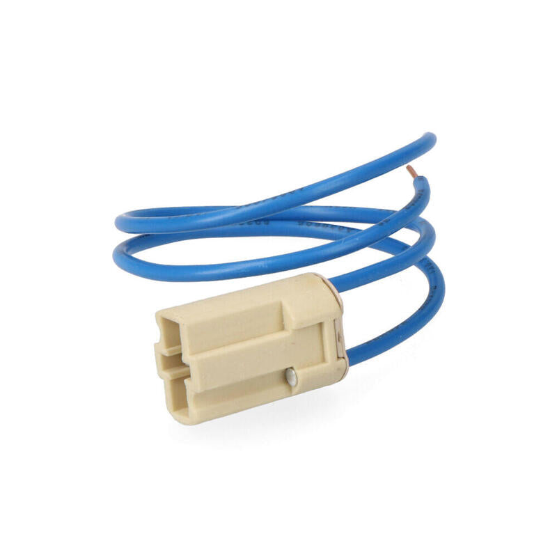 Pack De 5 Unidades - Portalamparas 250v Base G-9 10cm Con Cable Envasado