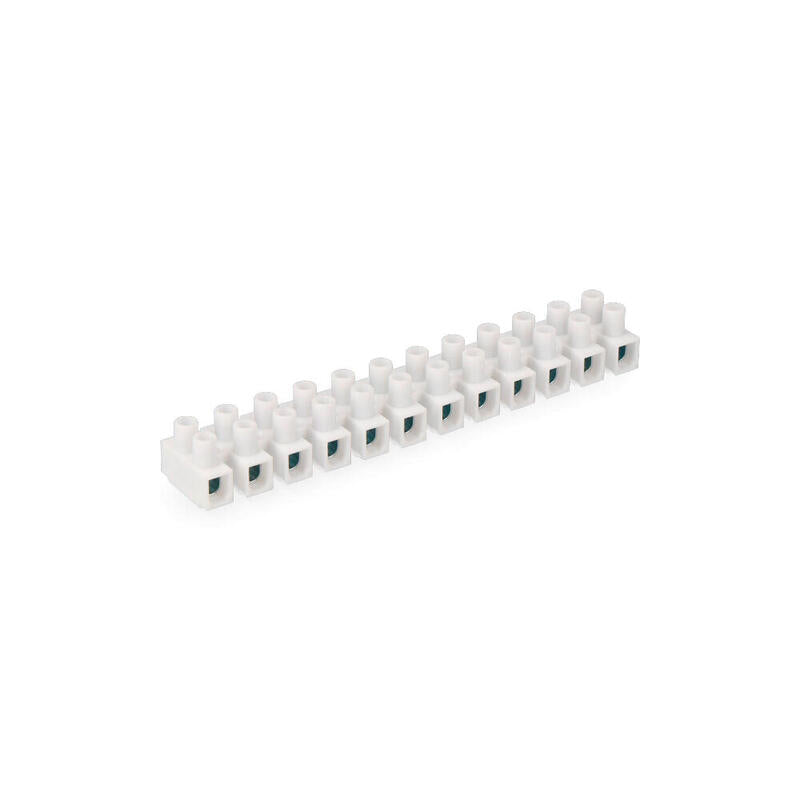 Pack De 5 Unidades - Regleta De Conexion 10mm. Homologada Blanca Envasada Edm