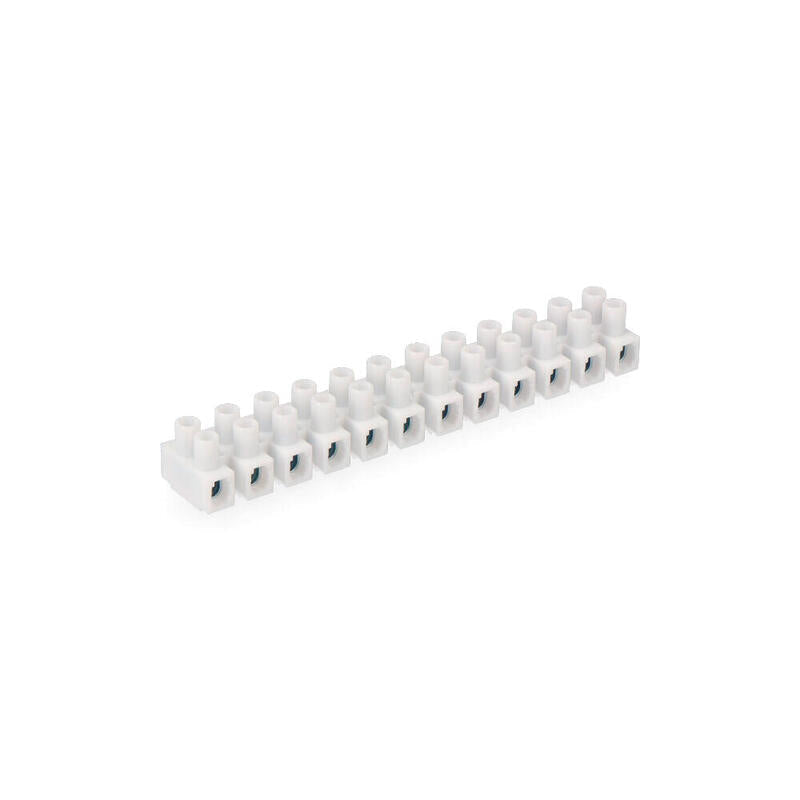 Pack De 5 Unidades - Regleta De Conexion De 4mm A 6mm Homologada Blanca Envasada Edm