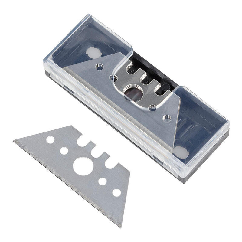 Pack De 5 Unidades - Set 5 Cuchillas Trapezoidales Profesionales De 0,50x52mm 4185000 Wolfcraft