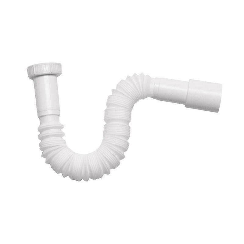 Pack De 5 Unidades - Sifon Extensible Con Tuerca De Plastico 1" 1/4"