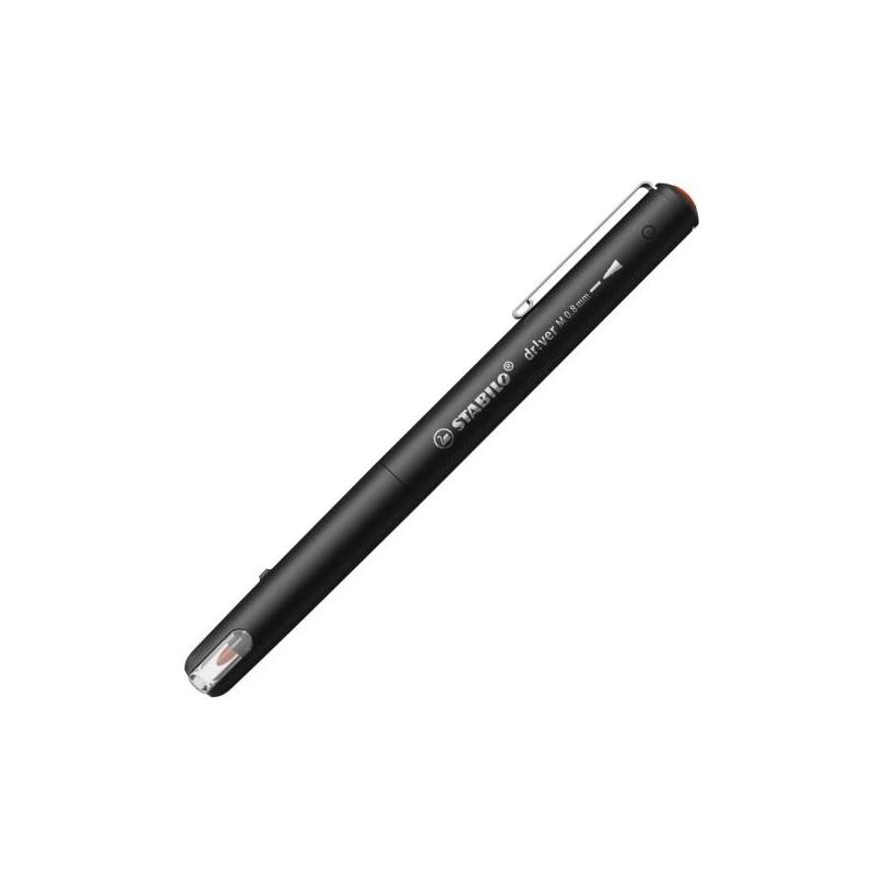 Pack De 5 Unidades Stabilo Dr!Ver Rotulador De Punta Media 0.8mm - Tinta A Prueba De Manchas, Inodora Y Con Base Al