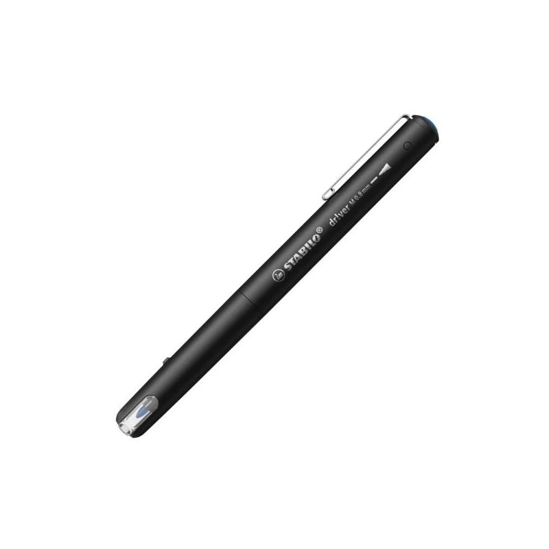 Pack De 5 Unidades Stabilo Dr!Ver Rotulador De Punta Media 0.8mm - Tinta A Prueba De Manchas, Inodora Y Con Base Al