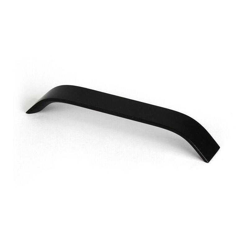 Pack De 5 Unidades - Tirador De Mueble Tipo Asa, Modelo 2267, De Aluminio Con Acabado Negro Mate, 160 Mm