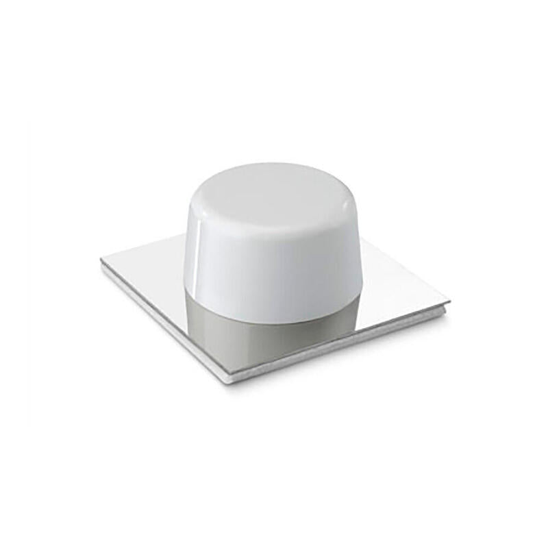 Pack De 5 Unidades - Tope Adhesivo Blanco-Cromo (Blister 2 Unid.) Inofix