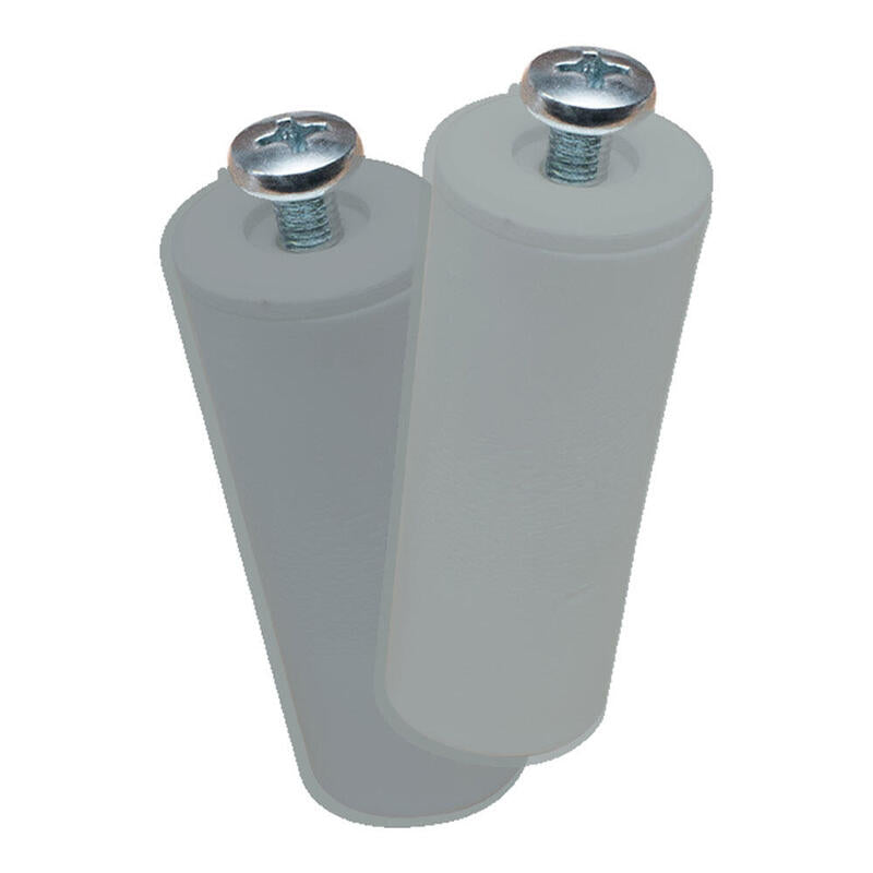 Pack De 5 Unidades - Tope Persiana Pr08, Gris 40 Mm 2 Unidades