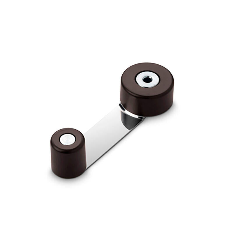 Pack De 5 Unidades - Tope Retenedor Giratorio Metalico Marron (Blister) Inofix