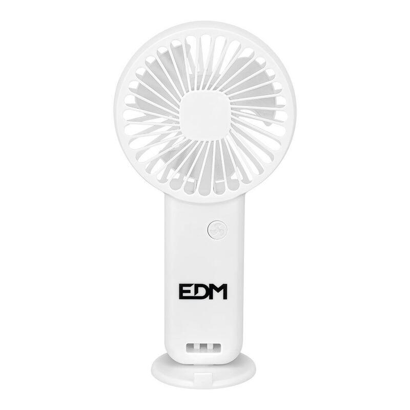 Pack De 5 Unidades - Ventilador De Mano Con Base Extraible Y Soporte Para Smartphone