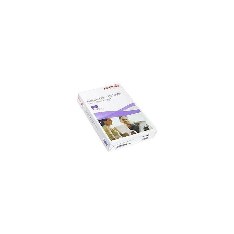 Pack De 5 Unidades Xerox Papel Prealzado Straight 2 Hojas Carbonless, Cb Blanca, Cf Amarilla Din A4 80 Gr. Paquete De 500 Hojas 250 Juegos