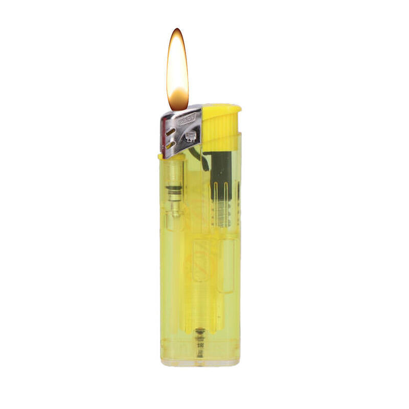 Pack De 50 Unidades - Encendedor Colores Surtidos Transparente Recargable E 8x2,5x1cm Euro/U