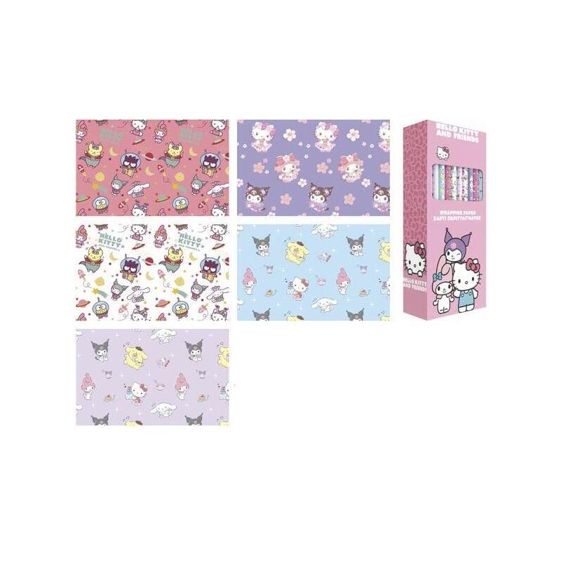 Pack De 50 Unidades - Papel Regalo Hello Kitty & Friends Surtido