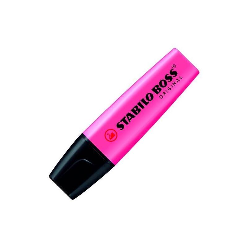 Pack De 500 Unidades Stabilo Boss Marcador Fluorescente Rosa