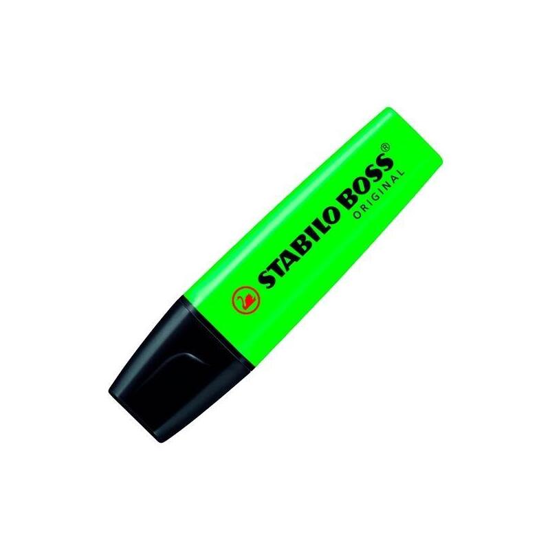 Pack De 500 Unidades Stabilo Boss Marcador Fluorescente Verde