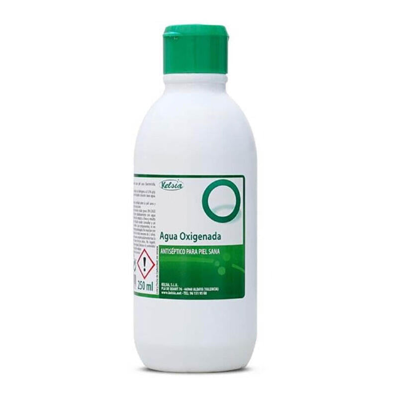 Pack De 6 Unidades - Agua Oxigenada Kelsia 250 Ml (10 Vol)