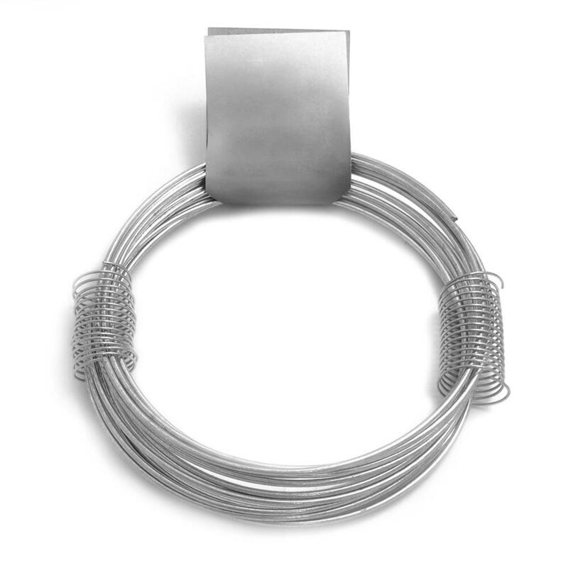 Pack De 6 Unidades - Alambre Zincado N° 15 - 2,50mm X 6m - 210g