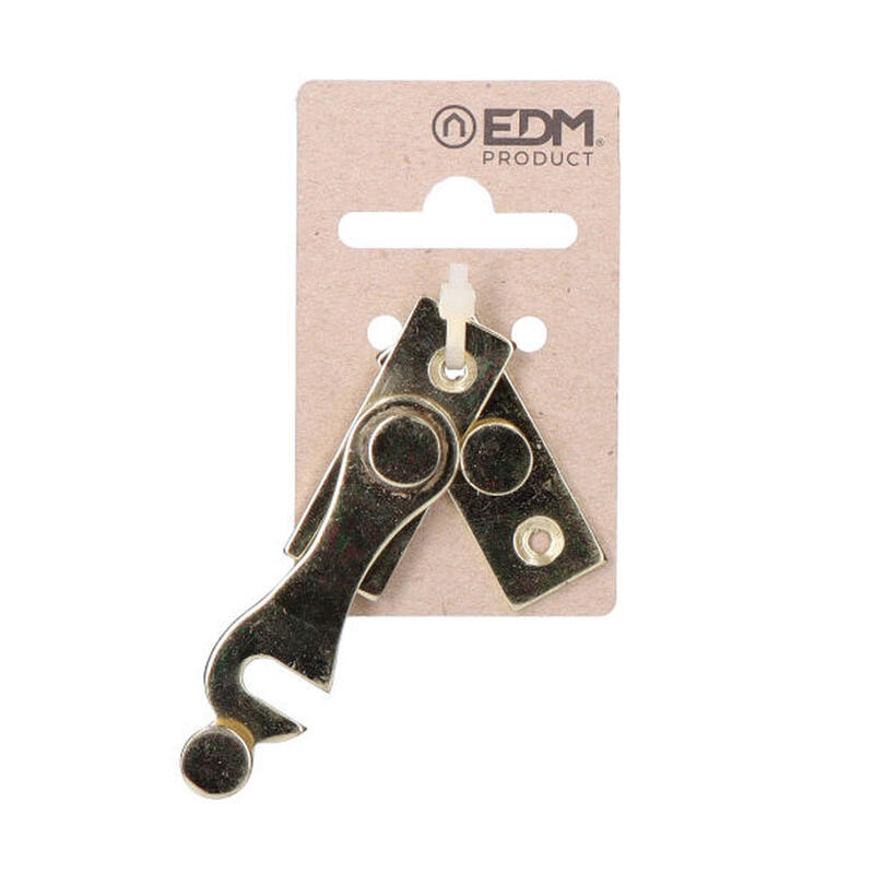 Pack De 6 Unidades - Aldaba Mano Derecha H Laton 6cm Edm