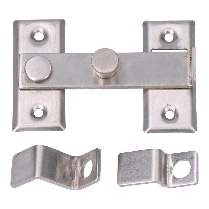 Pack De 6 Unidades - Aldaba Reversible 8cm Acero Inox Edm