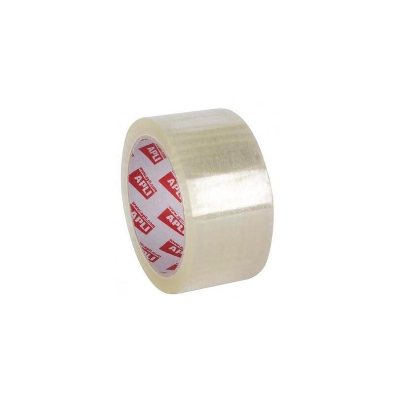 Pack De 6 Unidades Apli Precinto Basic Pp Acrílico 25 Micras 48mm X 132m Transparente