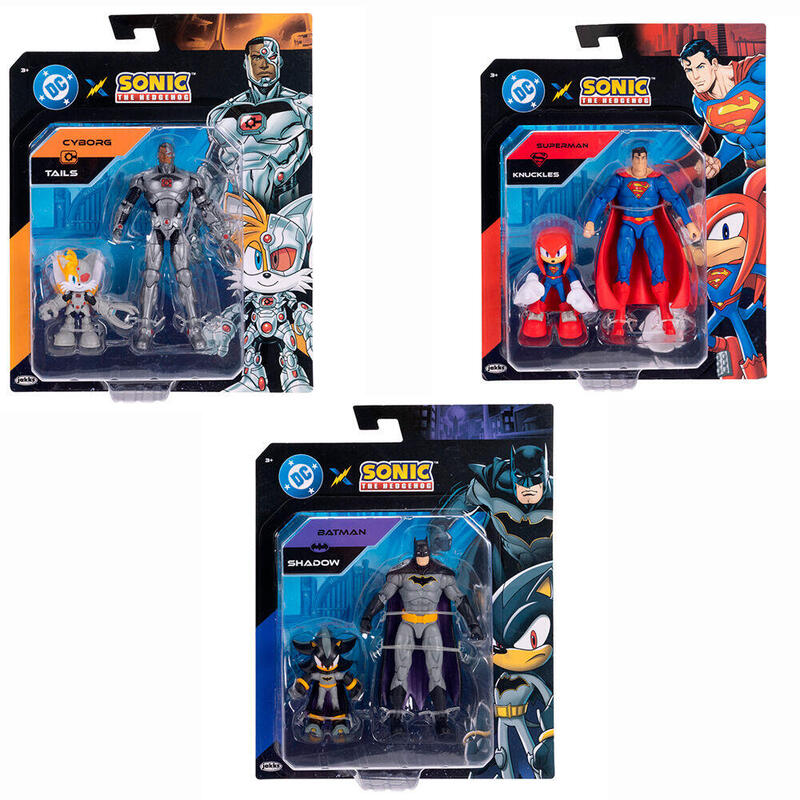 Pack De 6 Unidades - Blister 2 Figuras Serie 1 Sonic The Hedgehog Surtido
