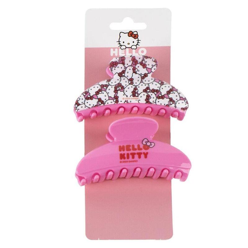 Pack De 6 Unidades - Blister 2 Pinzas De Pelo Hello Kitty