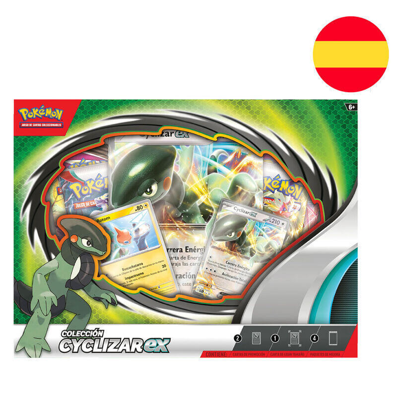 Pack De 6 Unidades - Blister Cartas Ciclyzar Ex Pokemon Español