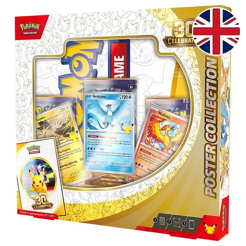 Pack De 6 Unidades - Blister Juego Cartas 30th Aniversario Pokemon Ingles