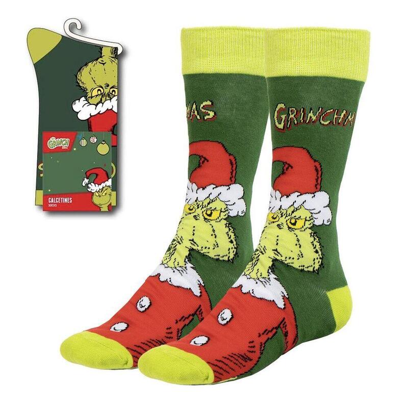 Pack De 6 Unidades - Calcetines Grinch Adulto
