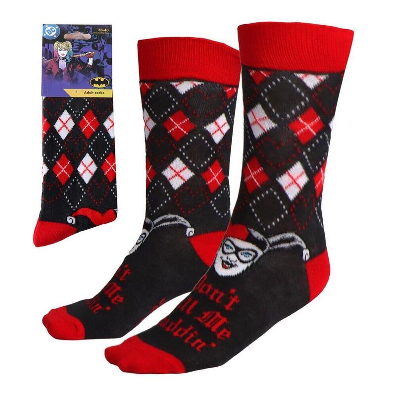Pack De 6 Unidades - Calcetines Harley Quinn Dc Comics Adulto