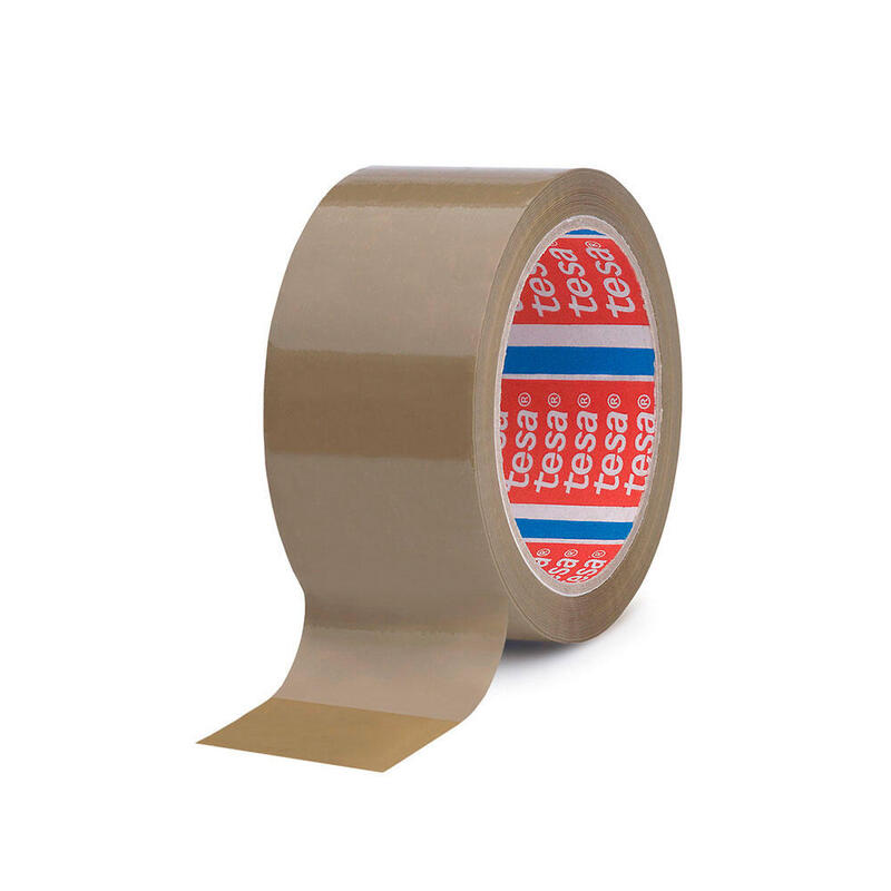Pack De 6 Unidades - Cinta Embalar Polipropileno Marron 66m X 50mm 4089 Tesa